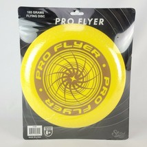 Pro Flyer Disc 165 Gram Frizbee Outdoor Games Golf Yellow New - £12.03 GBP