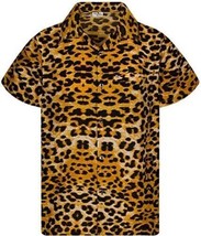 Hawaiian Mens sexy shirt leopard print beach party casual - £8.17 GBP+