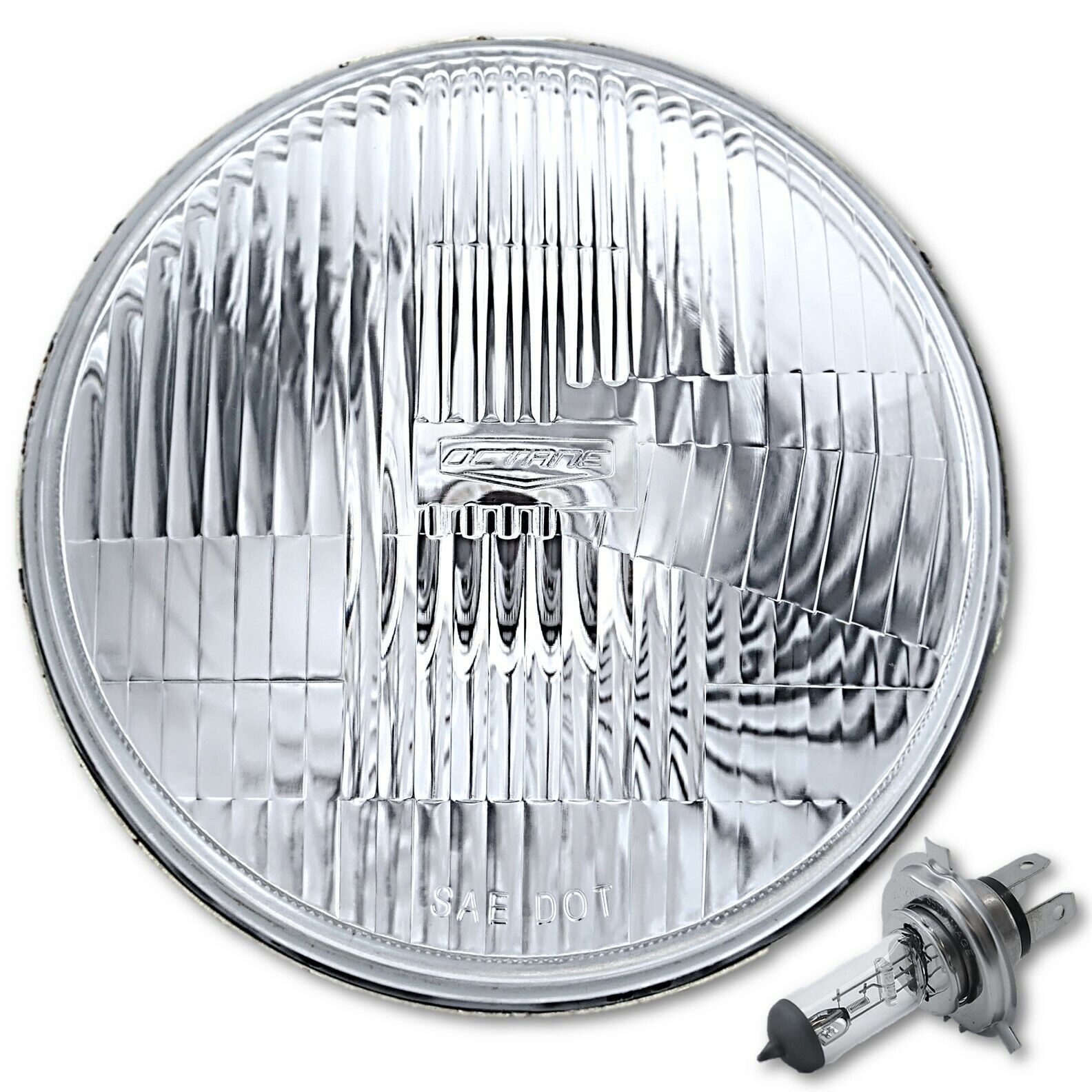 7&quot; Motorcycle 6V Semi Sealed Headlight Headlamp Halogen Light Bulb 6 Vol... - $29.95