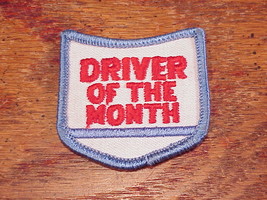 Driver of the Month Small Cloth Patch - $5.95