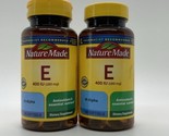 2 Pack - Nature Made Vitamin E 400 IU (180mg), 100 Softgels Per Bottle - £17.30 GBP