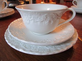 Wedgwood Trio Cup /SAUCER Cake Plate &quot;Claire&quot; Pattern For Ralph LAUREN[117] - £85.66 GBP