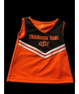 OSU Girls Cheerleader Top Size 4 5 XS Orange Black Oklahoma State Univer... - $30.28 CAD