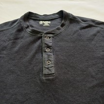 Gander MTN Men's Blue Cotton Henley Shirt Long Sleeve Outdoor  Size XLT image 7