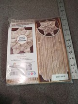 Design Works/Zenbroidery Macrame Wall Hanging Kit 8&quot;X24&quot;-Natural Star - £7.99 GBP