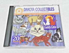 Dakota Collectibles Machine Embroidery Designs Cd Cuddly Cats - $12.38