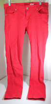 Womens VIP Red Skinny Jeans -  Size 9/10 - Low-Rise Stretch - V.I.P. Brand - £9.32 GBP