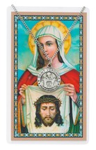 St. Veronica Necklace with a Laminated Prayer Card - £17.82 GBP