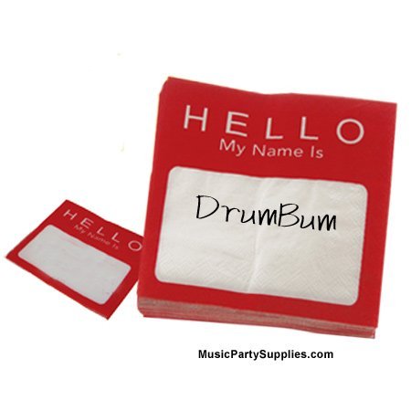 BuyGifts Name Tag Beverage Napkins - $4.39