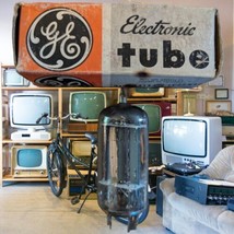 General Electric 6AY3 Radio/TV Vacuum Tube w/Box NOS Amplifier 2 Way 9 Pins - £7.46 GBP