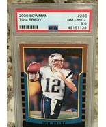 Authenticity Guarantee 
2000 Bowman TOM BRADY Rookie RC 2... - £3,916.11 GBP