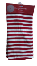 Standard Christmas Tree Skirt 48&quot; Red White Sweater Knit For Trees up to... - $58.00