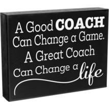 JennyGems A Good Coach Can Change a Game, A Great Coach Can Change a Life Wooden - £15.73 GBP