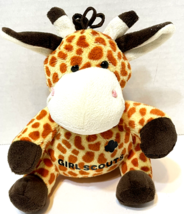 Puzzled Girl Scouts Plush Stuffed Giraffe Animal 6.5 inches - £13.09 GBP