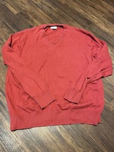 St John&#39;s Bay Men&#39;s XXL Red Crew Neck Sweater - £11.24 GBP