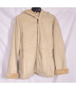 Covington faux suede winter coat with attached hood Size Medium - $21.54