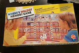 Rare 1991 Mattel Where's Waldo Memory Game 100% complete. - $32.73