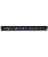 TPro 1800 Watts Rack Mount Power Strip w 9 Power Switches &amp; 5V USB Charg... - $54.99