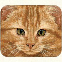 FIDDLER&#39;S ELBOW &quot;Orange Tabby Cat&quot; M72 Mouse Pad or Coaster~9&quot;x8″~Made i... - $12.12