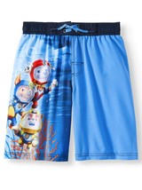 Nick Jr. Paw Patrol Boy&#39;s Board Shorts Swim Shorts X-Small (4-5) UV50 NEW - £9.82 GBP