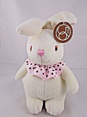 Enesco Department 56 Dottie Bunny Rabbit Plush Sits 9 Inch Stuffed Animal toy - $8.95