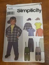 Simplicity Sewing Pattern #7036 Child&#39;s Hat, Pants, Shirt &amp; Top Sz3-6 Un... - $144.93 MXN