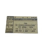 Tool Concert Ticket Stub May 2, 2007 Maynard @ San Diego, CA SDSU Cox Arena - $20.00