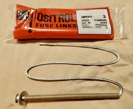 Fuse Links S&amp;C Positrol 3 amp 64003 Universal Standard NIB Speed Std 23&quot;... - $12.49