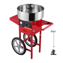 VEVOR Electric Cotton Candy Machine with Cart, 1000W, Stainless Steel Bo... - $189.90