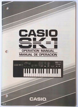 Casio SK-1 Sampler Keyboard Original Owner&#39;s Manual / Operating Book. - £23.41 GBP