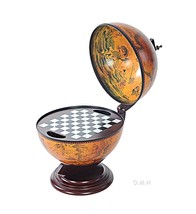 13" X 15" X 19" Red Globe With Chess Holder - $238.49
