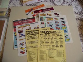 Tyco  slot car advertising reference papers - £29.67 GBP