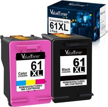 Use Valuetoner Remanufactured Ink Cartridges (1 Black, 1 Tri-Color, 2-Pack) As A - £39.82 GBP