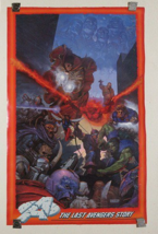 1995 Marvel Avengers poster: Thor,Dr Strange,Hulk,Iron Man,Captain America,Kang - £25.13 GBP