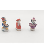 x3 Disney Miniature Porcelain French Feves; Donald &amp; Dalmations - $24.37