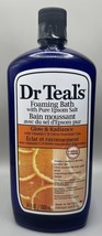 Dr Teal&#39;s Foaming Bath W/ Pure Epsom Salt Vitamin C &amp; Citrus Essential Oils 1L - £7.47 GBP