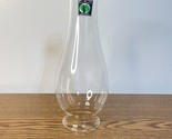 Clear Glass Chimney For Oil Lamp 8” High 2.5” Flared Base Fitter And 1-5... - $14.69
