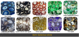 Marble Agate Wash Basin Precious Stone Unique Bathroom Accessories Decor... - $425.14+