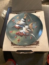 Vtg Edwin M. Knowles &quot;The Chickadee&quot; by Kevin Daniel Collector Plate 1986 - $8.78