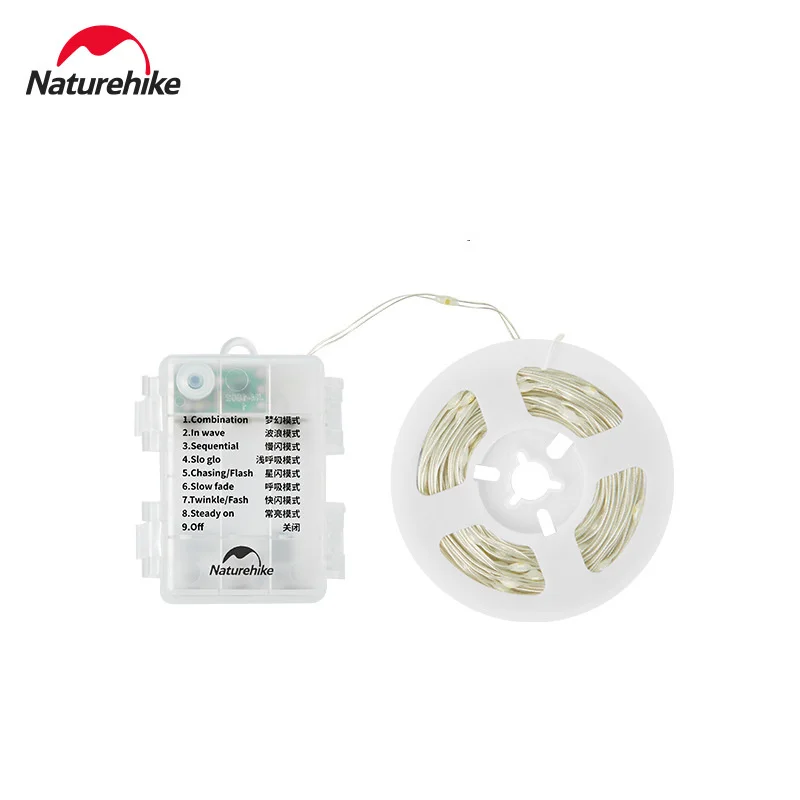 Naturehike 2023 Outdoor Atmosphere Light String Portable Storage Camp - £20.20 GBP