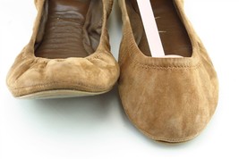 Tory Burch Women Sz 7.5 M Brown Ballet Leather Shoes - £31.02 GBP