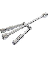 Llave De Cruz Cruceta Para Llantas De Carro Plegable Tuercas Universal 4... - $21.99
