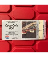Coca Cola 600 Charlotte Motor Speedway Ticket Stub WALLACE Win October 1990 - €19,60 EUR
