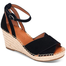 Gentle Souls by Kenneth Cole Womens Charli X Band Black Wedge Sandals Sz... - $65.00