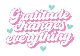 Gratitude Changes Everything Vinyl Decal Sticker UV &amp; Water Proof Water ... - $109.41 MXN