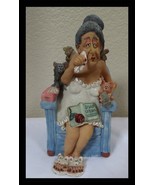 Doug Harris Guardian Grannie &amp; Friends Francine Soap Opera Gossip Figurine - $233.40 MXN