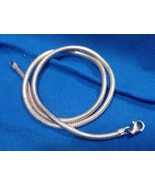 AGI 925 Sterling Silver 3mm Wide Snake Chain 16 In Free Shipping - $82.21 CAD