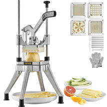 VEVOR Commercial Chopper with 4 Replacement Blades Vegetable Chopper Sta... - $82.99