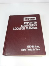 Motor 1987-88 Imported Component Locator Manual Cars Lt Trucks Vans  - $9.99