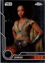 2023 TOPPS CHROME STAR WARS #78 JANNAH RESISTANCE - $2.40